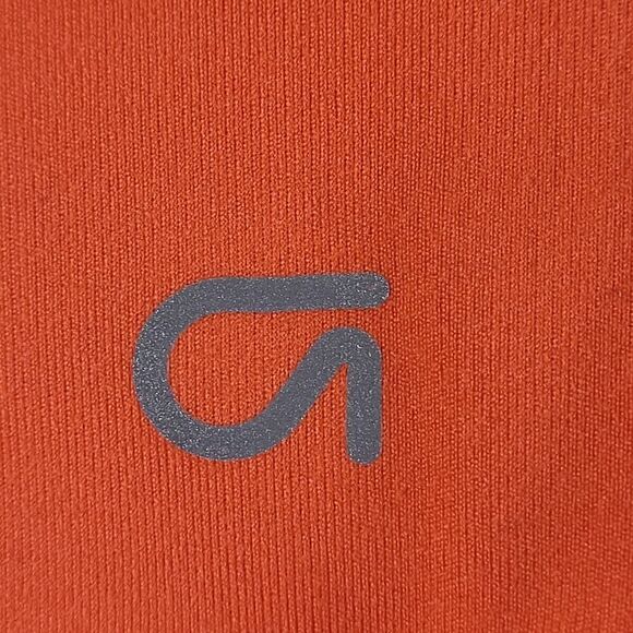 GapFit Size X-Small Petite Blackout Orange Leggings Athleisure Workout Yoga - Picture 11 of 13